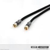 Cinch Coaxial RCA Kabel, 1.5 m, m/m
