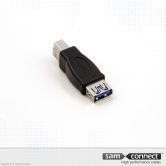 USB A zu USB B 3.0 Adapter, f/m