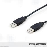 USB A zu USB A 2.0 Kabel, 3 m, m/m