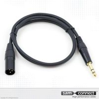 6.3mm Klinke Stereo zu XLR Kabel, 3m, m/m
